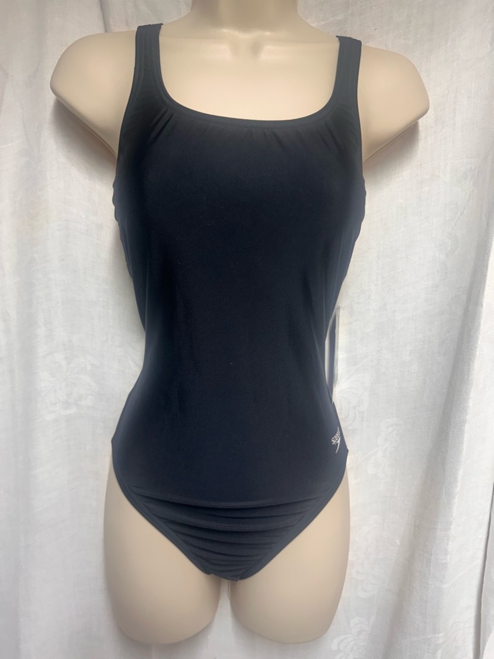 Speedo Pro LT Team Black One Piece Swimsuit Women's Size 10/36 NWT